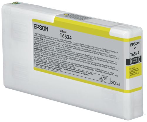 Epson GF Stylus Pro-4900 Cartucho Amarelo (200 ml) , Epson , EPSC13T653400 , 10343877641